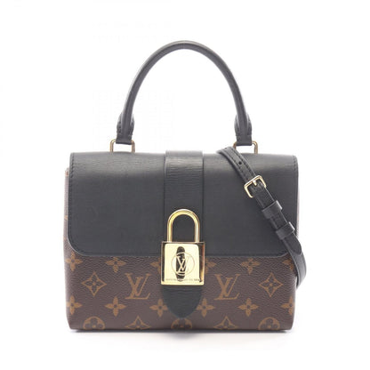 Louis Vuitton Handbag Locky BB Monogram Noir Canvas Leather