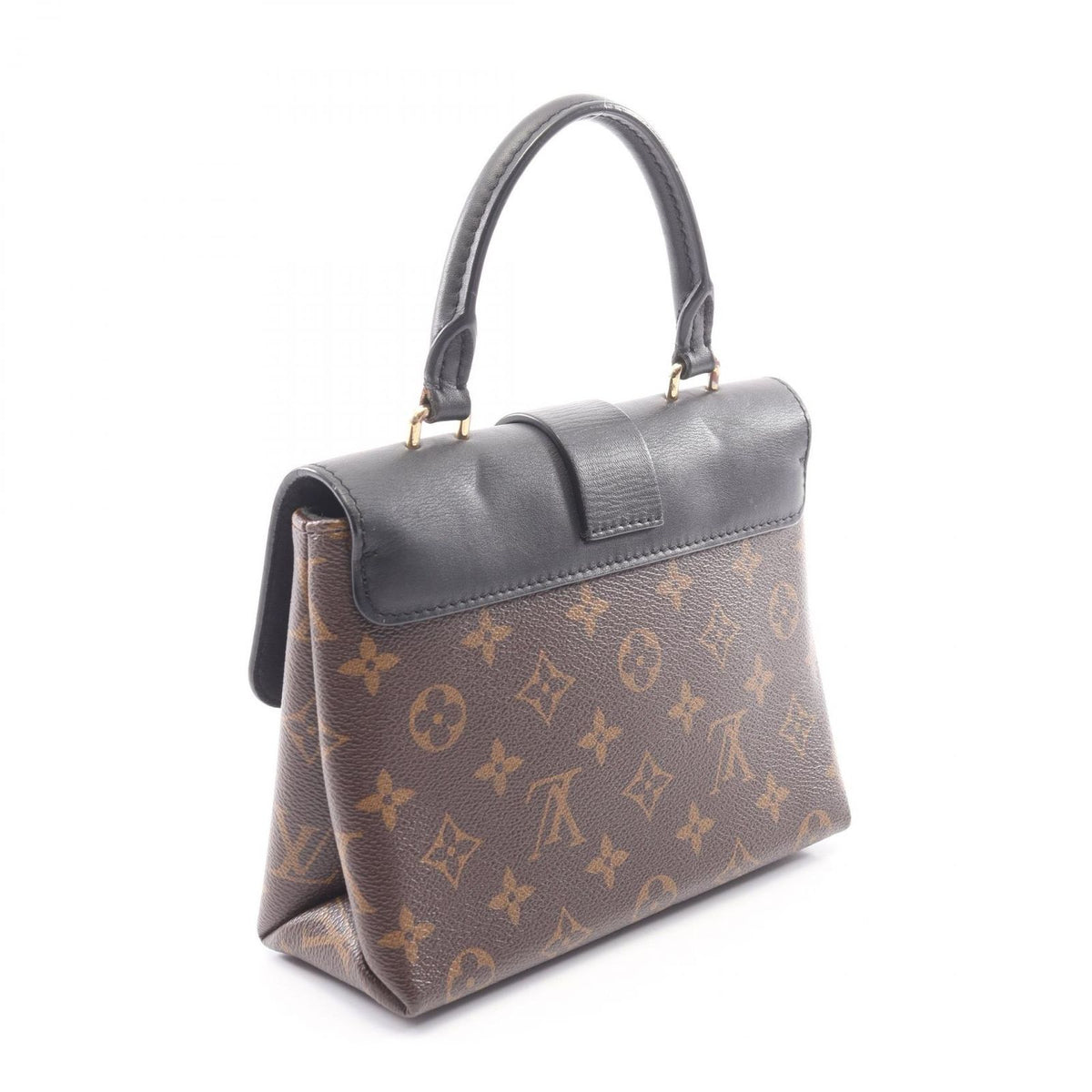 Louis Vuitton Handbag Locky BB Monogram Noir Canvas Leather — view 2