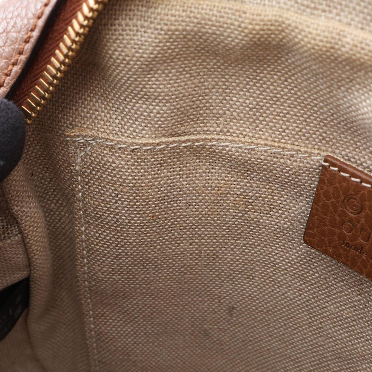 Gucci Shoulder Bag Bree GG Canvas Beige Brown — view 7