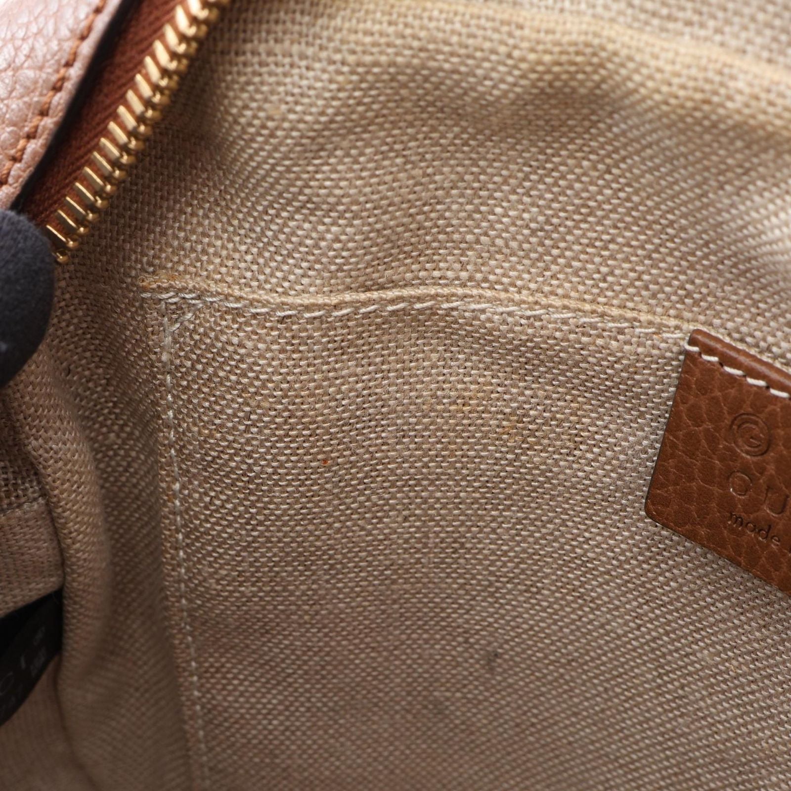 Gucci Shoulder Bag Bree GG Canvas Beige Brown — view 7