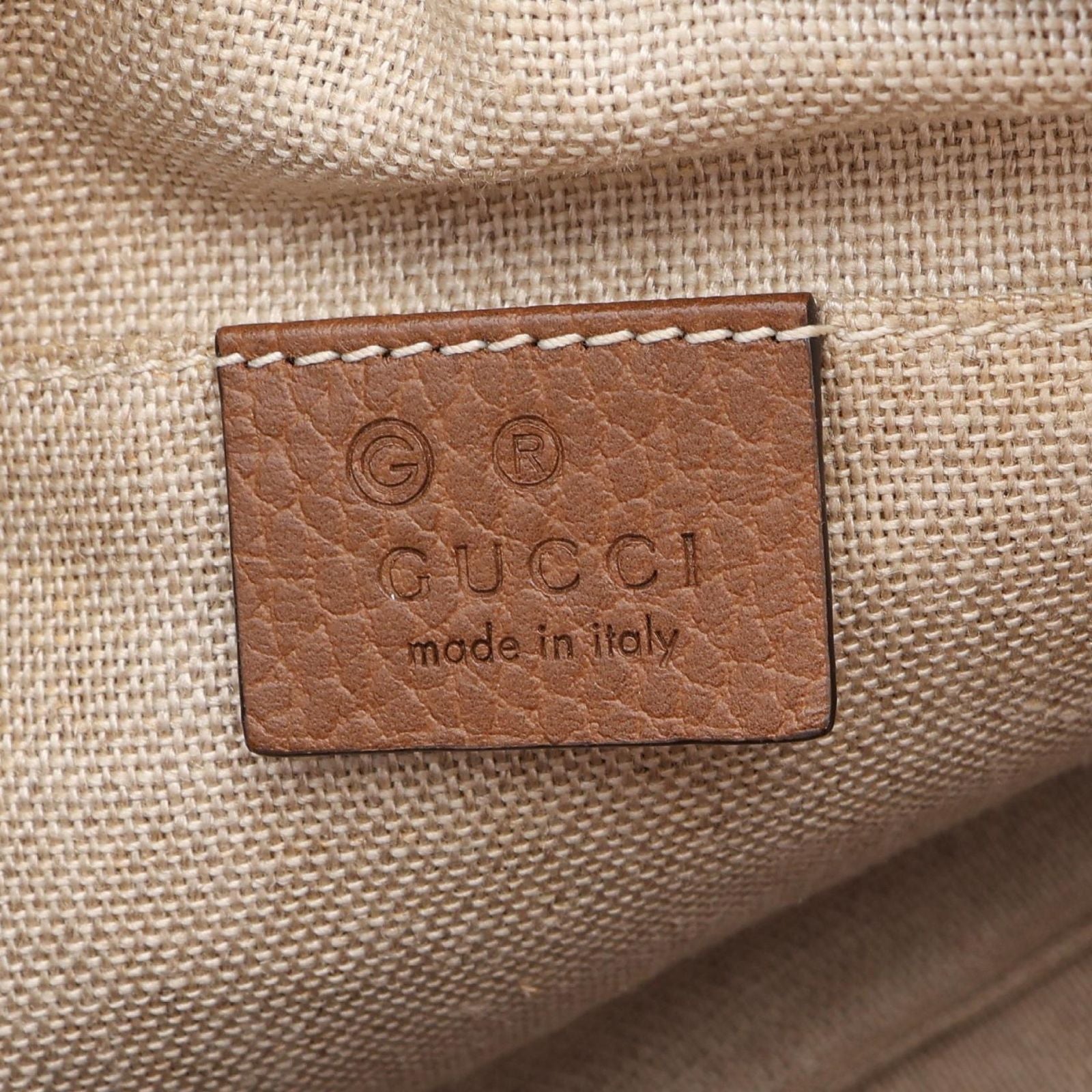 Gucci Shoulder Bag Bree GG Canvas Beige Brown — view 4
