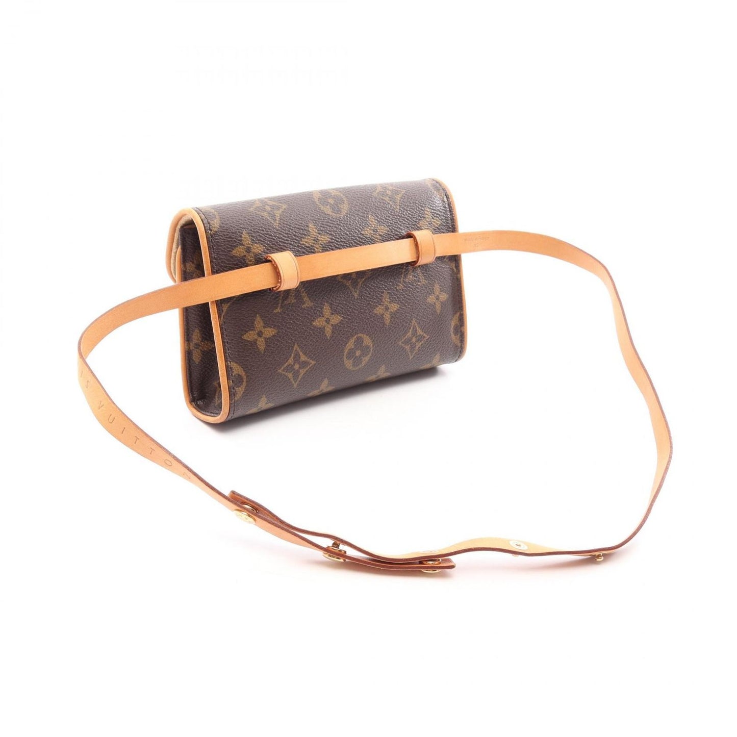 Louis Vuitton Waist Bag Pochette Florentine Monogram with Bouton Pression — view 2