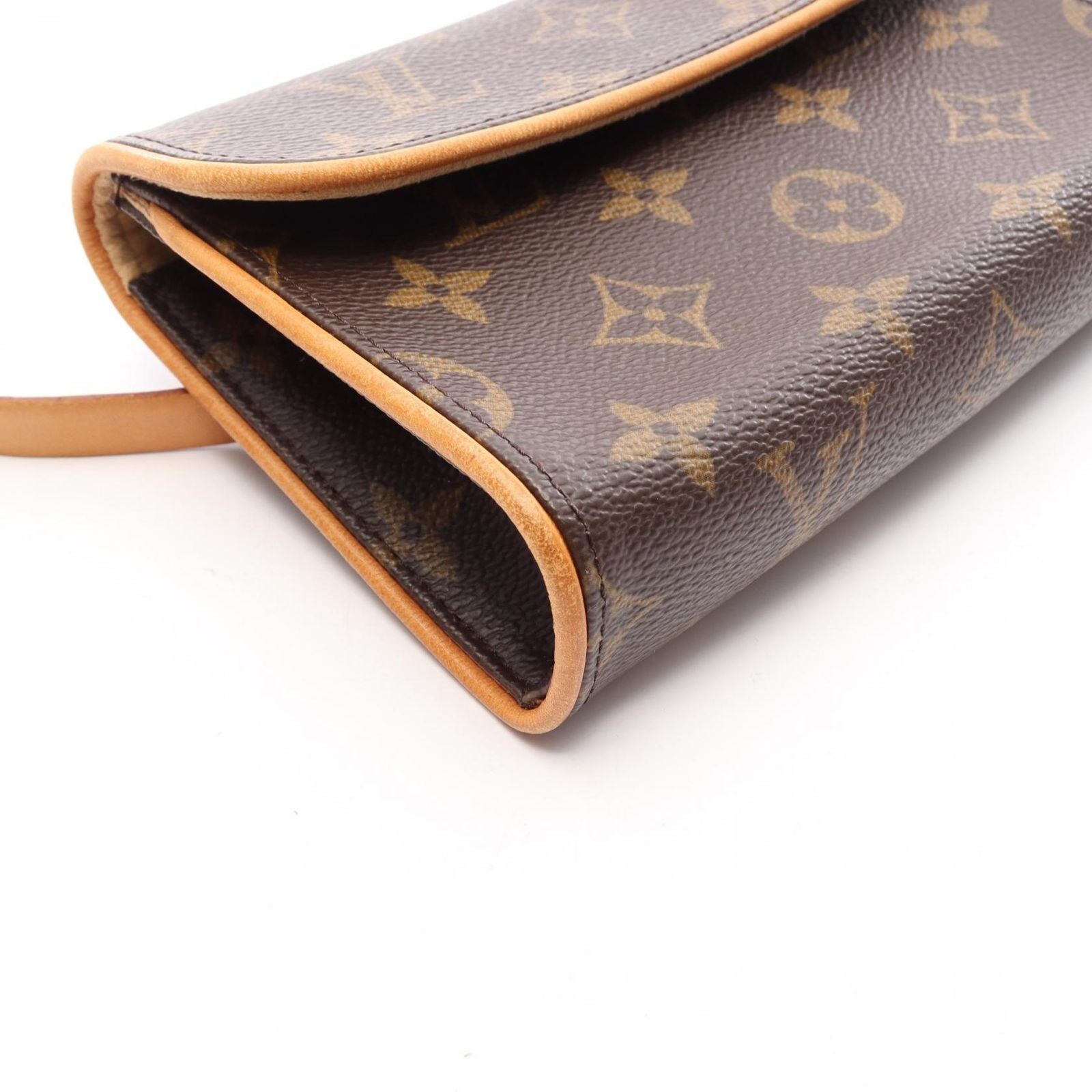 Louis Vuitton Waist Bag Pochette Florentine Monogram with Bouton Pression — view 7