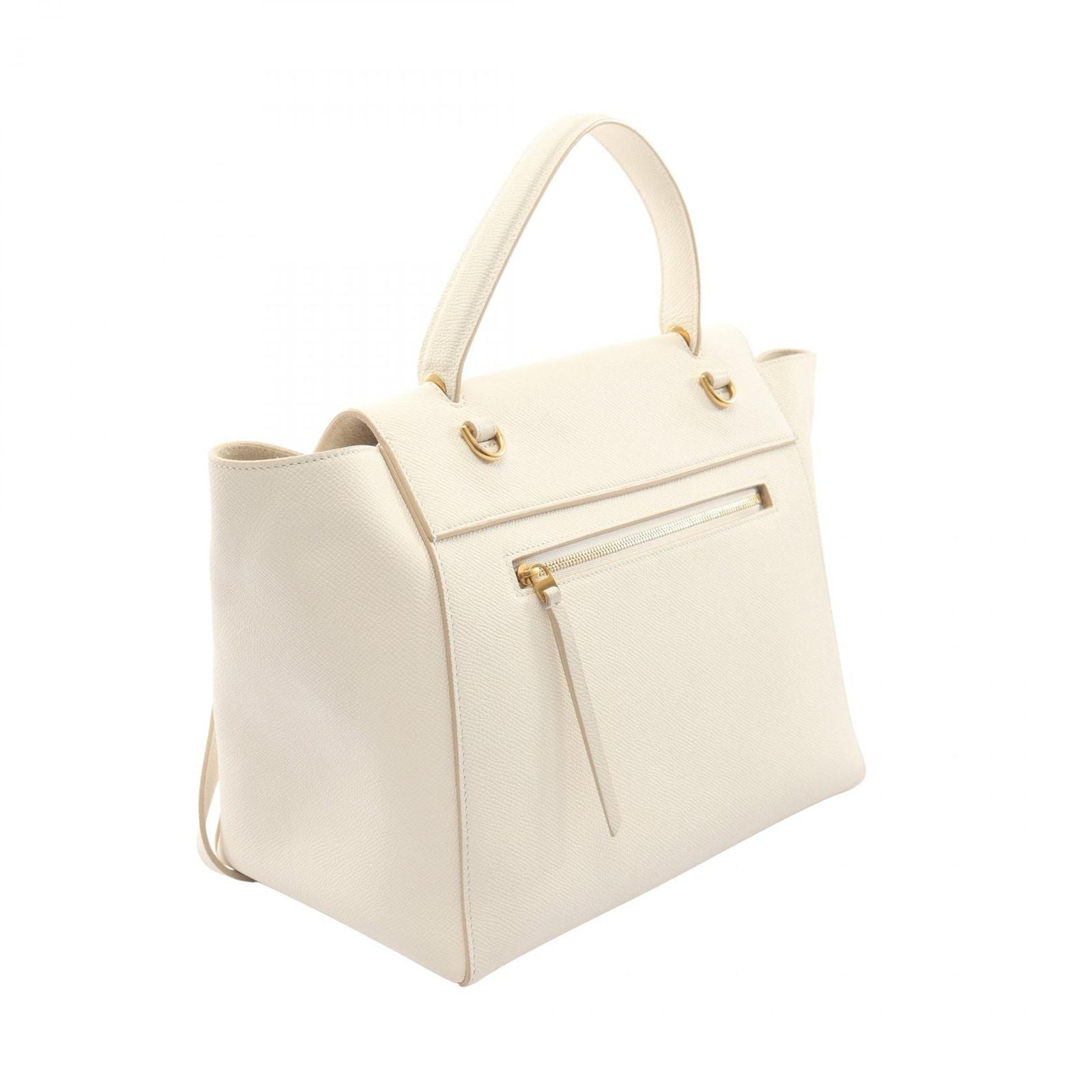Celine Belt Bag Mini 2-Way White Leather — view 2