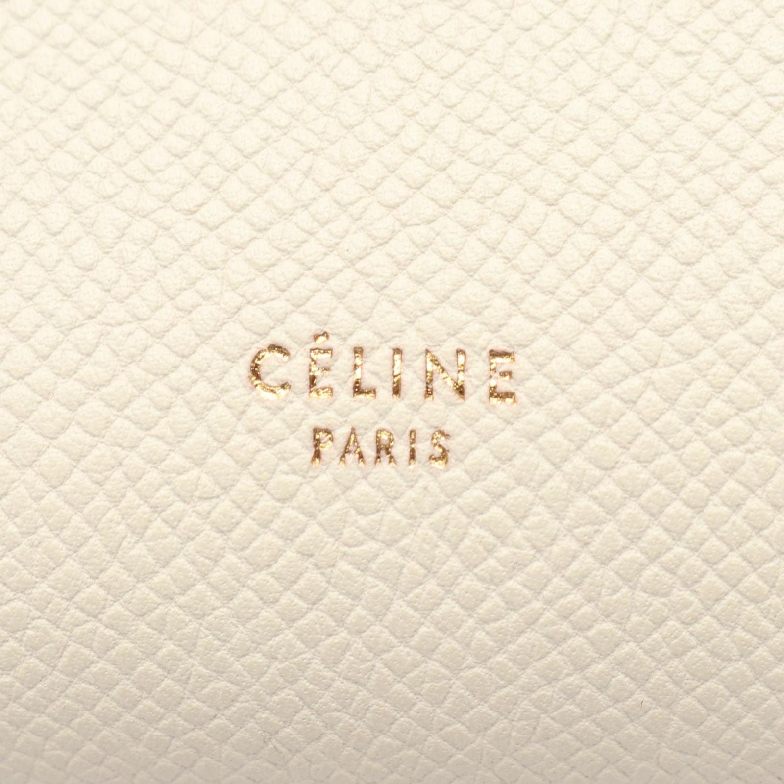 Celine Belt Bag Mini 2-Way White Leather — view 4