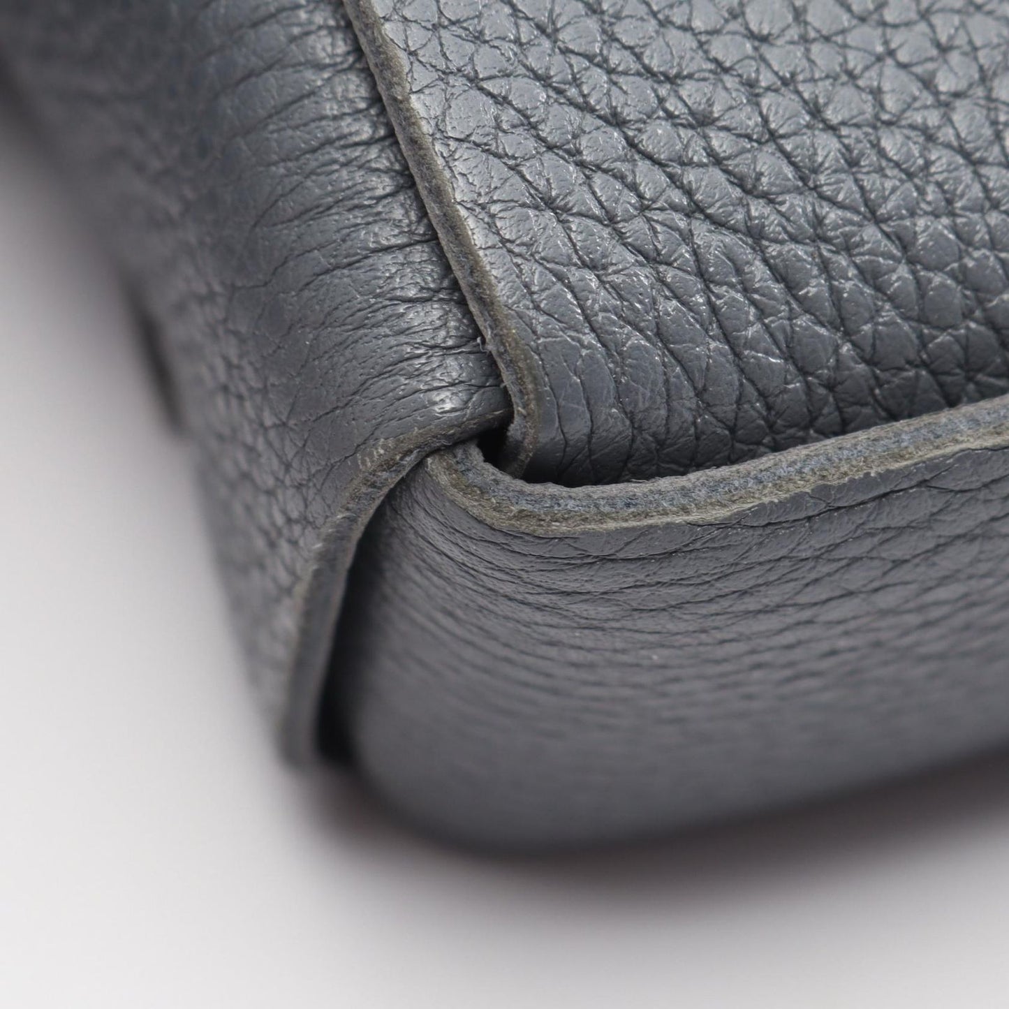 Bottega Veneta Shoulder Bag Cassette Intrecciato Gray Leather — view 8