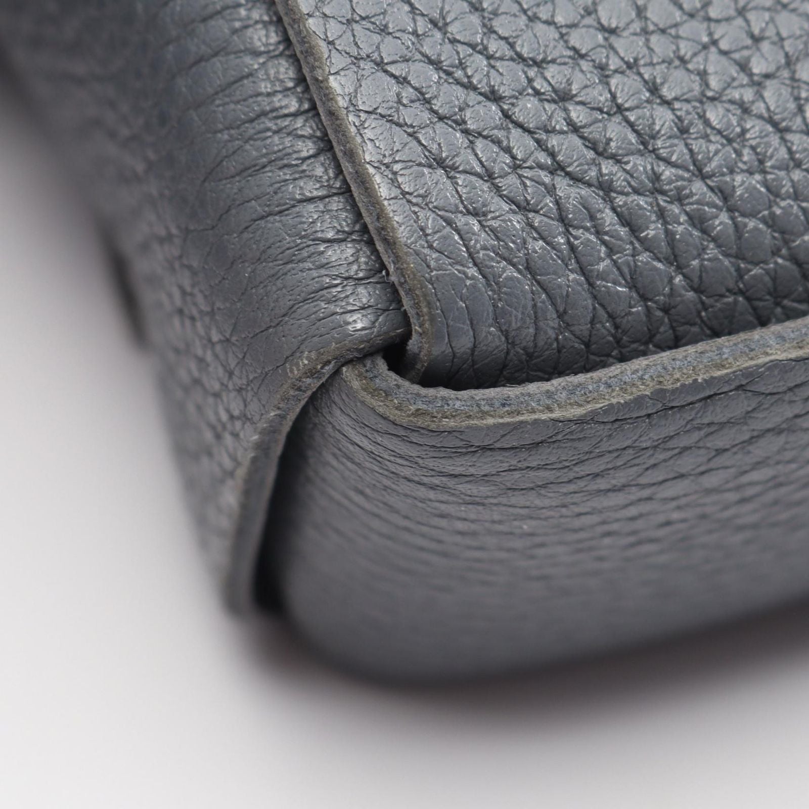 Bottega Veneta Shoulder Bag Cassette Intrecciato Gray Leather — view 8