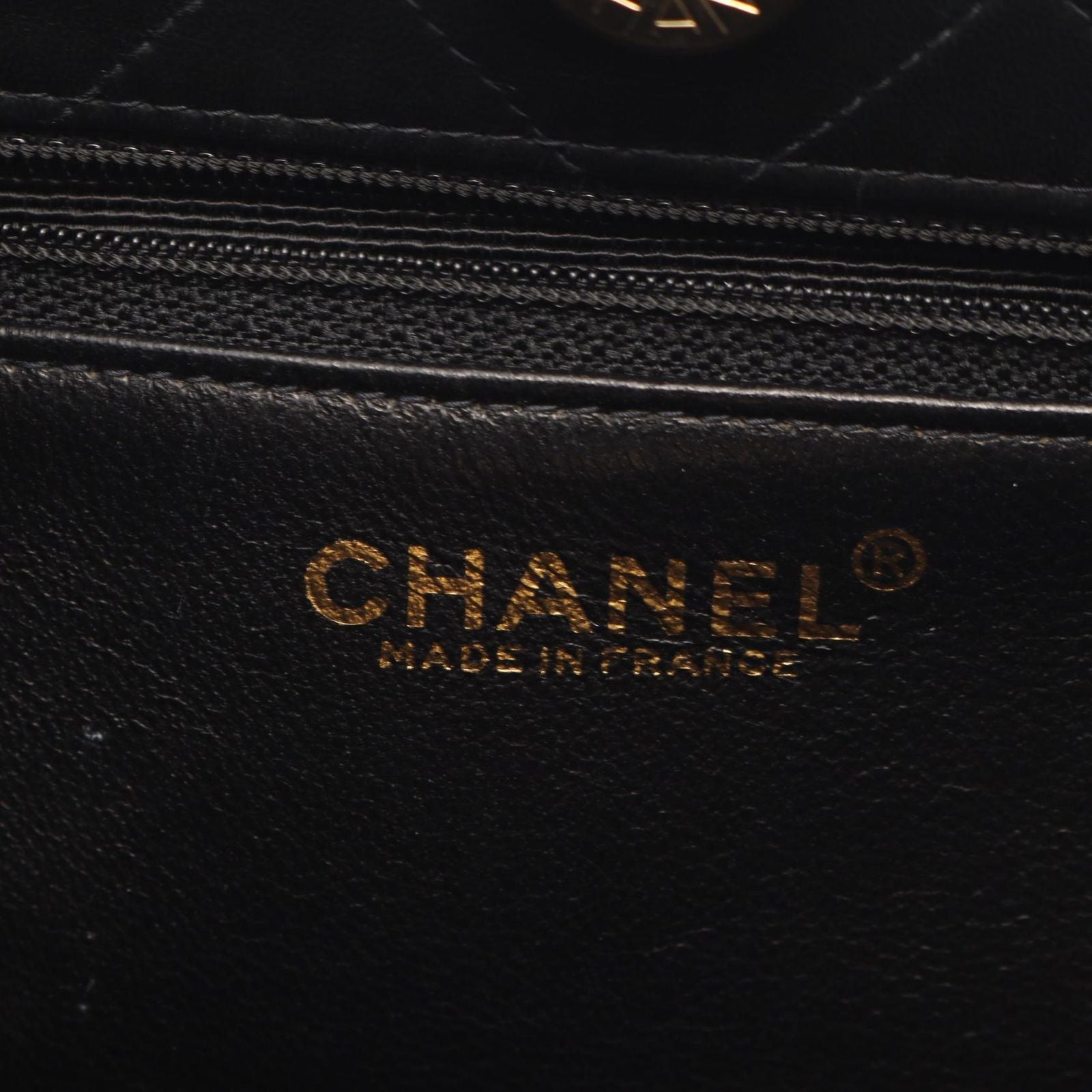 Chanel Shoulder Bag Quilted Black Lambskin 2-Way Chain — view 4