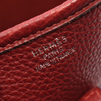 Hermes Shoulder Bag Evelyne 1 Anne PM Red Leather — view 4