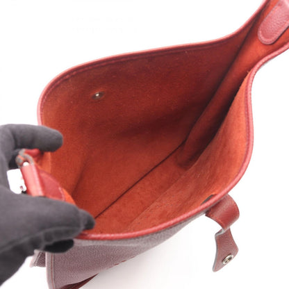 Hermes Shoulder Bag Evelyne 1 Anne PM Red Leather — view 3