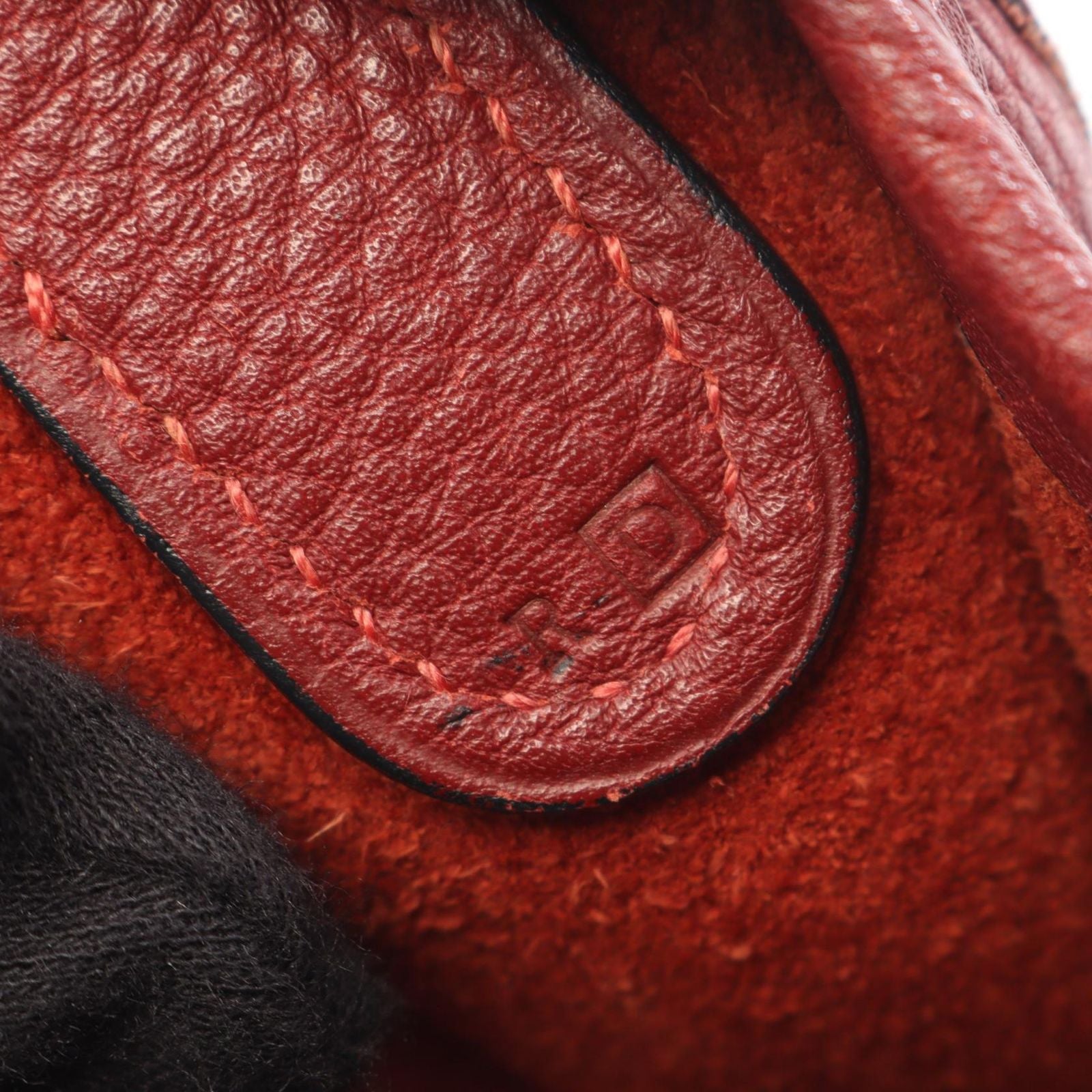Hermes Shoulder Bag Evelyne 1 Anne PM Red Leather — view 5
