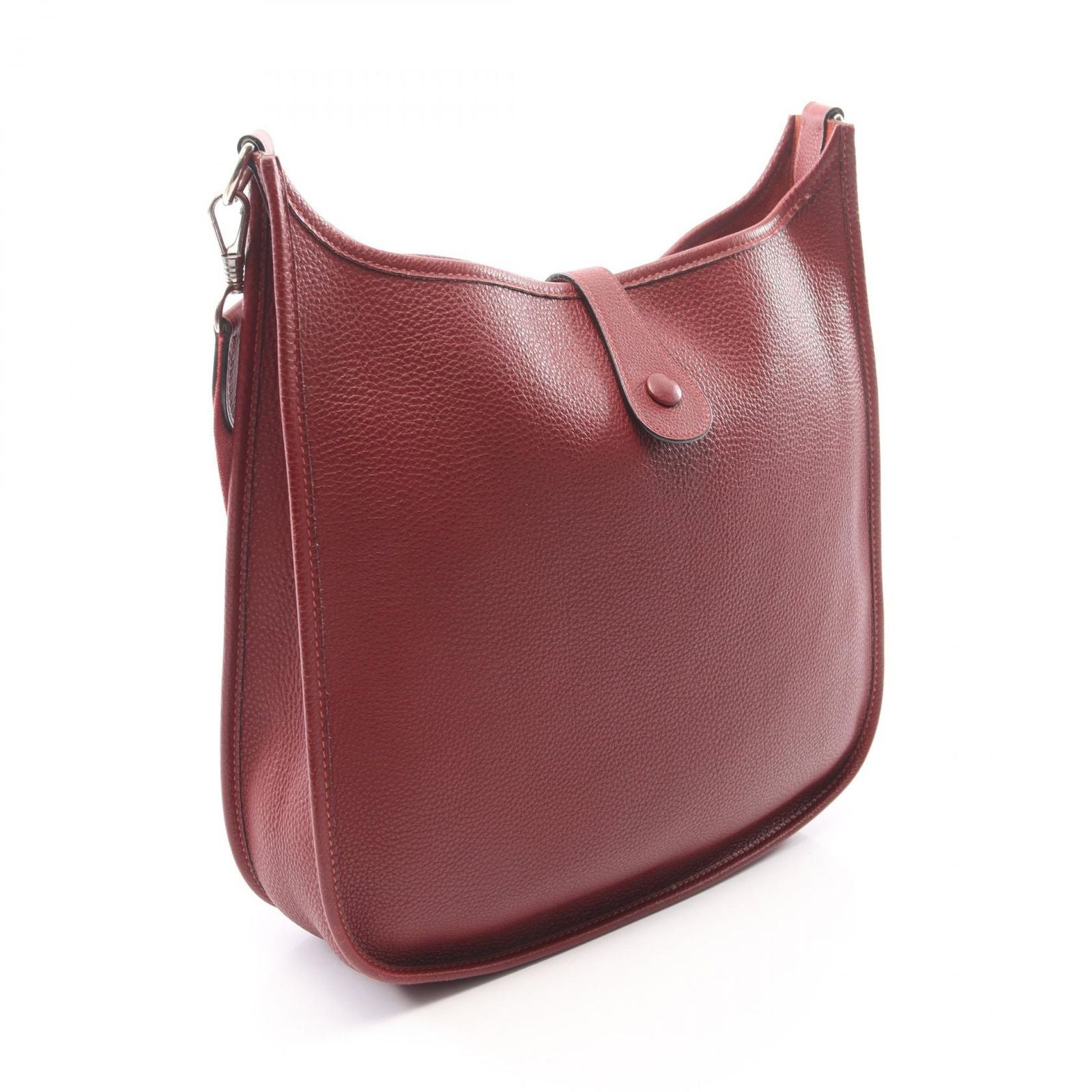 Hermes Shoulder Bag Evelyne 1 Anne PM Red Leather — view 2