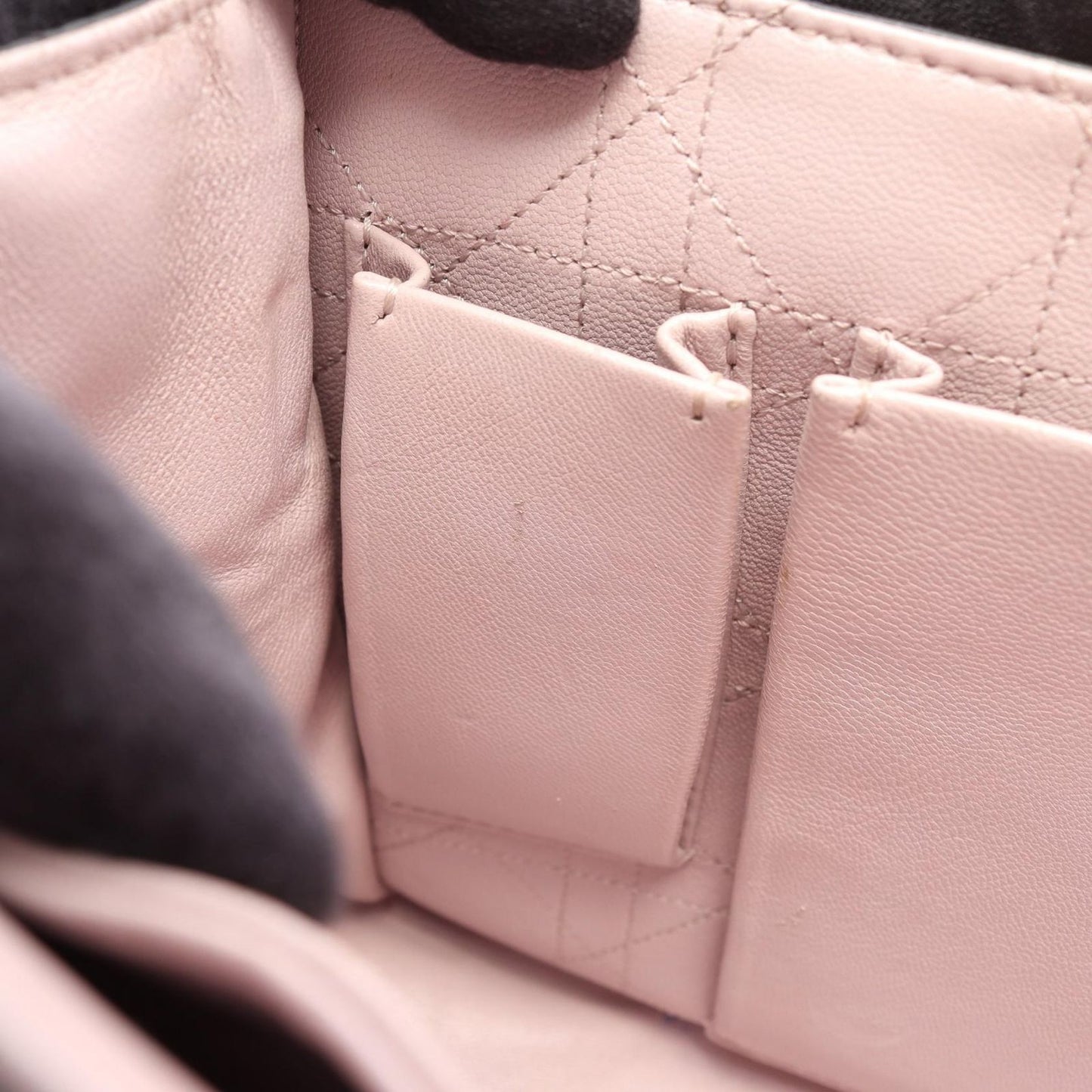 Dior Shoulder Bag New Rock Cannage Black Leather Chain — view 7