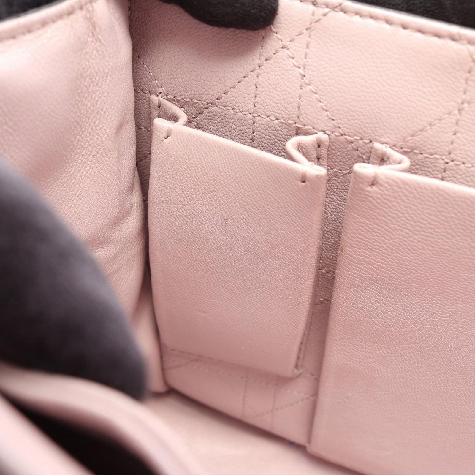 Dior Shoulder Bag New Rock Cannage Black Leather Chain — view 7