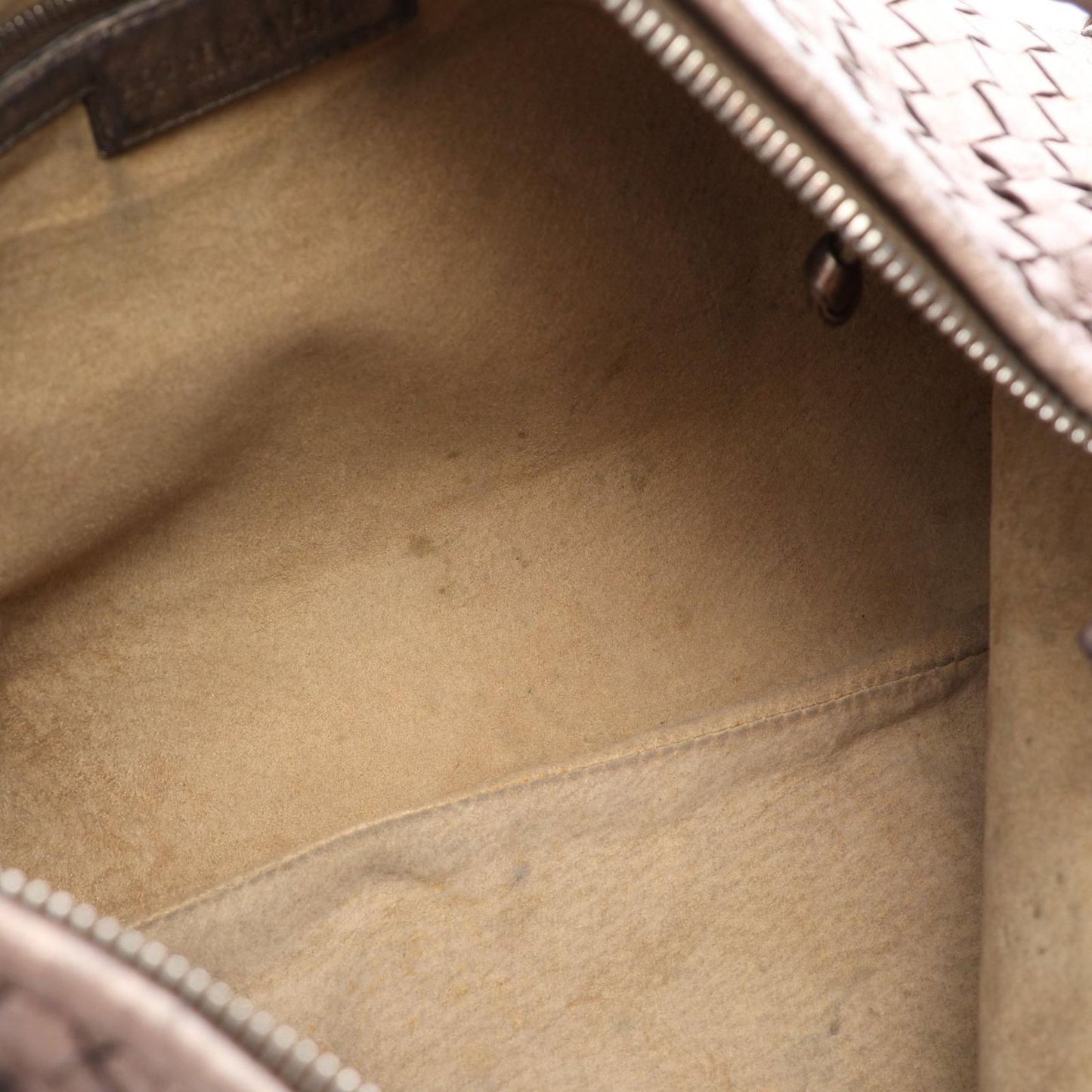 Bottega Veneta Shoulder Bag Intrecciato Metallic Brown Leather Hobo — view 5