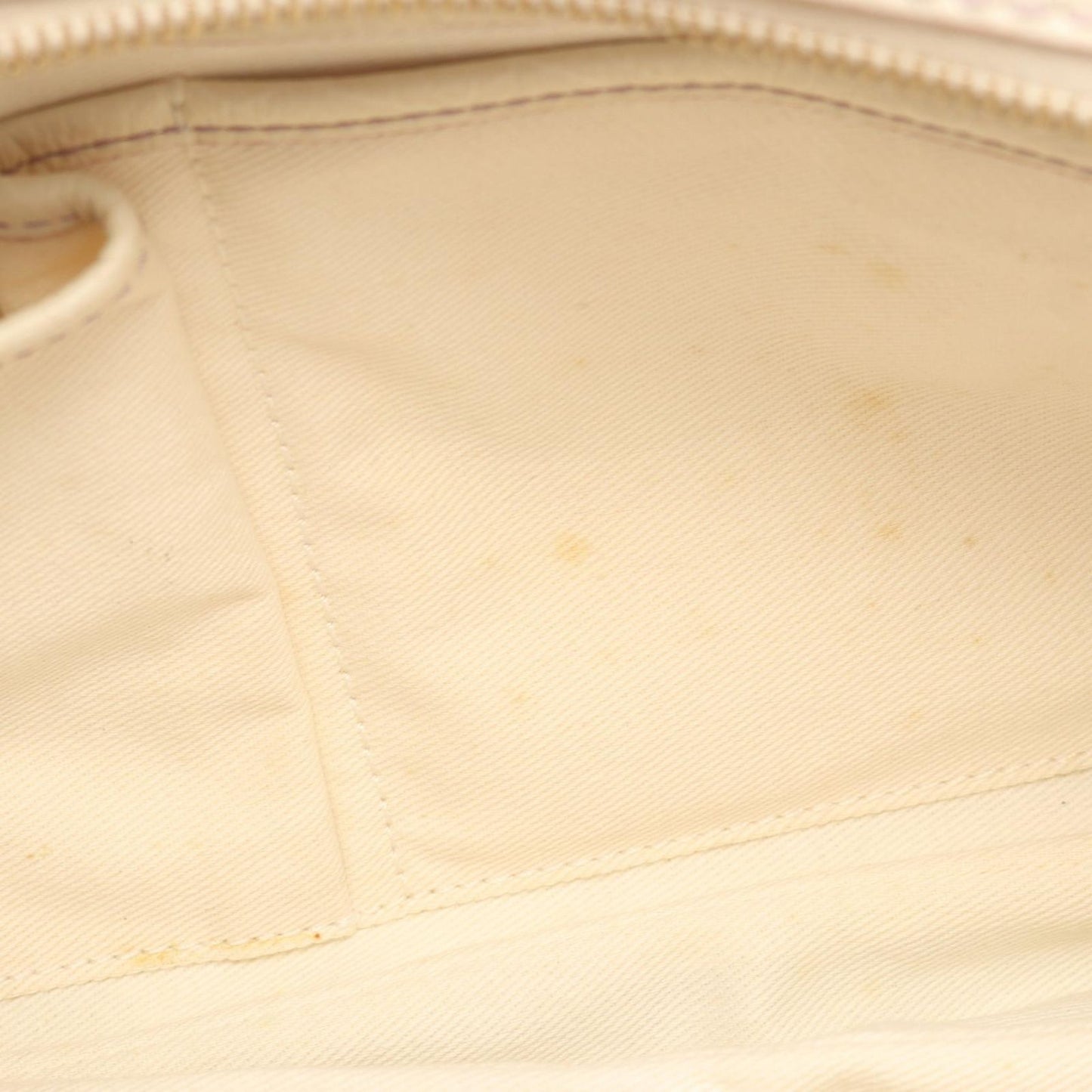Celine Shoulder Bag Macadam Purple White Canvas Leather — view 5