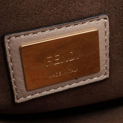 Fendi Handbag Peekaboo Regular 2-Way Gray Leather — view 4