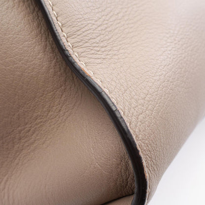 Fendi Handbag Peekaboo Regular 2-Way Gray Leather — view 8