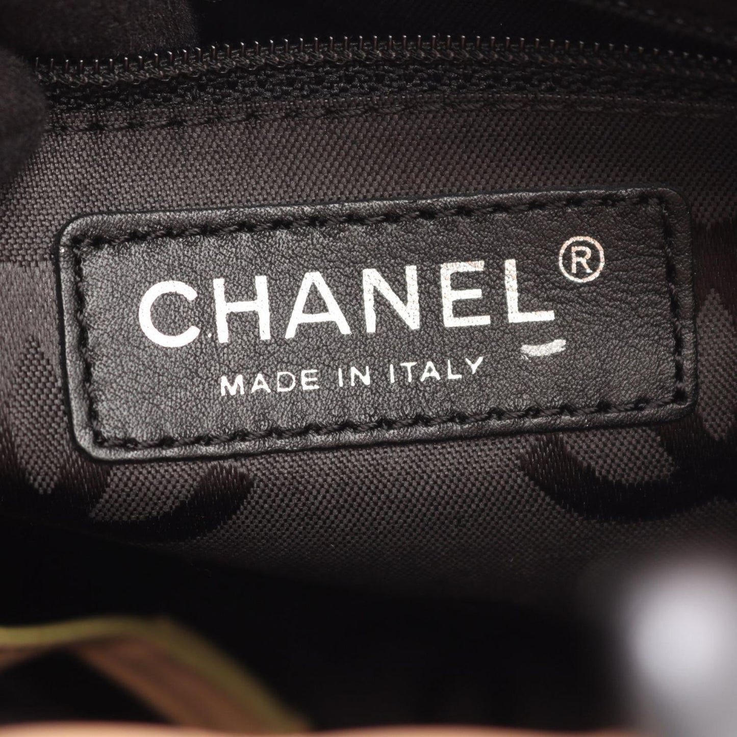 Chanel Tote Bag Cambon Line Small Beige Black Leather — view 4