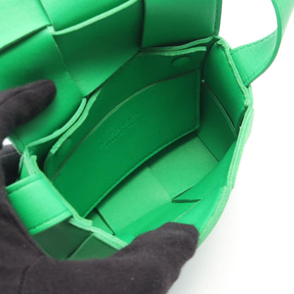 Bottega Veneta Shoulder Bag Candy Cassette Green Leather — view 3