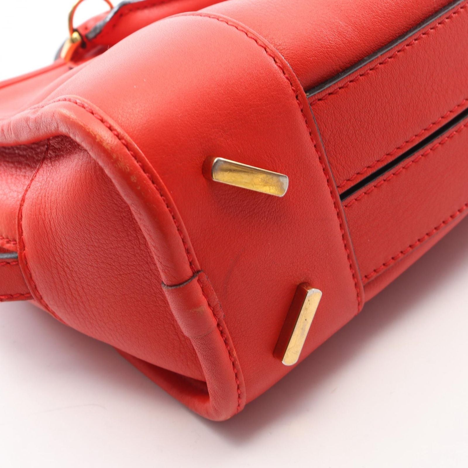 Loewe Handbag Amazona 23 2-Way Red Leather — view 8
