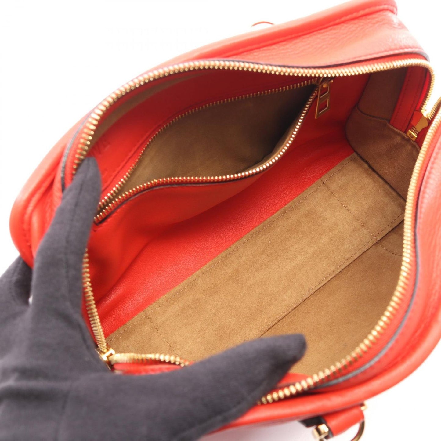Loewe Handbag Amazona 23 2-Way Red Leather — view 3