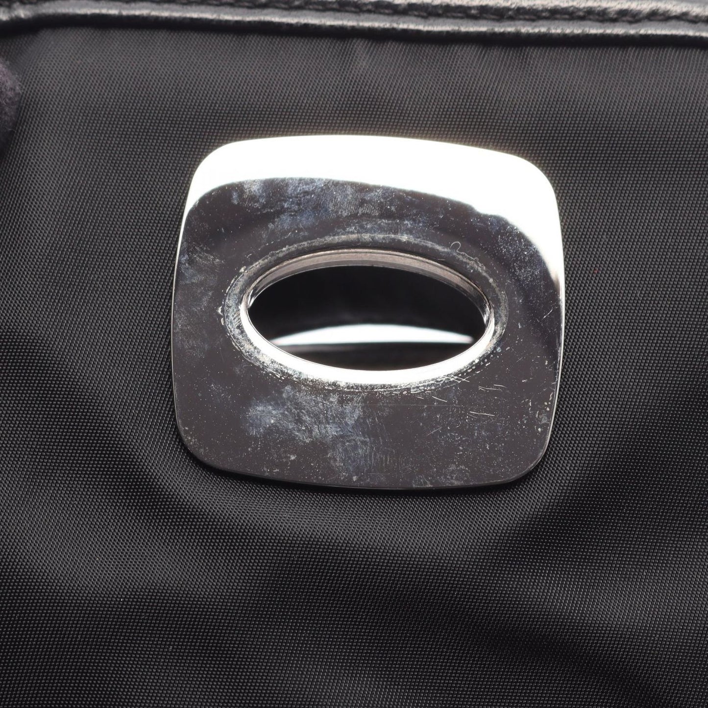 Dior Handbag Charming Lock Cannage Black Nylon Leather — view 8