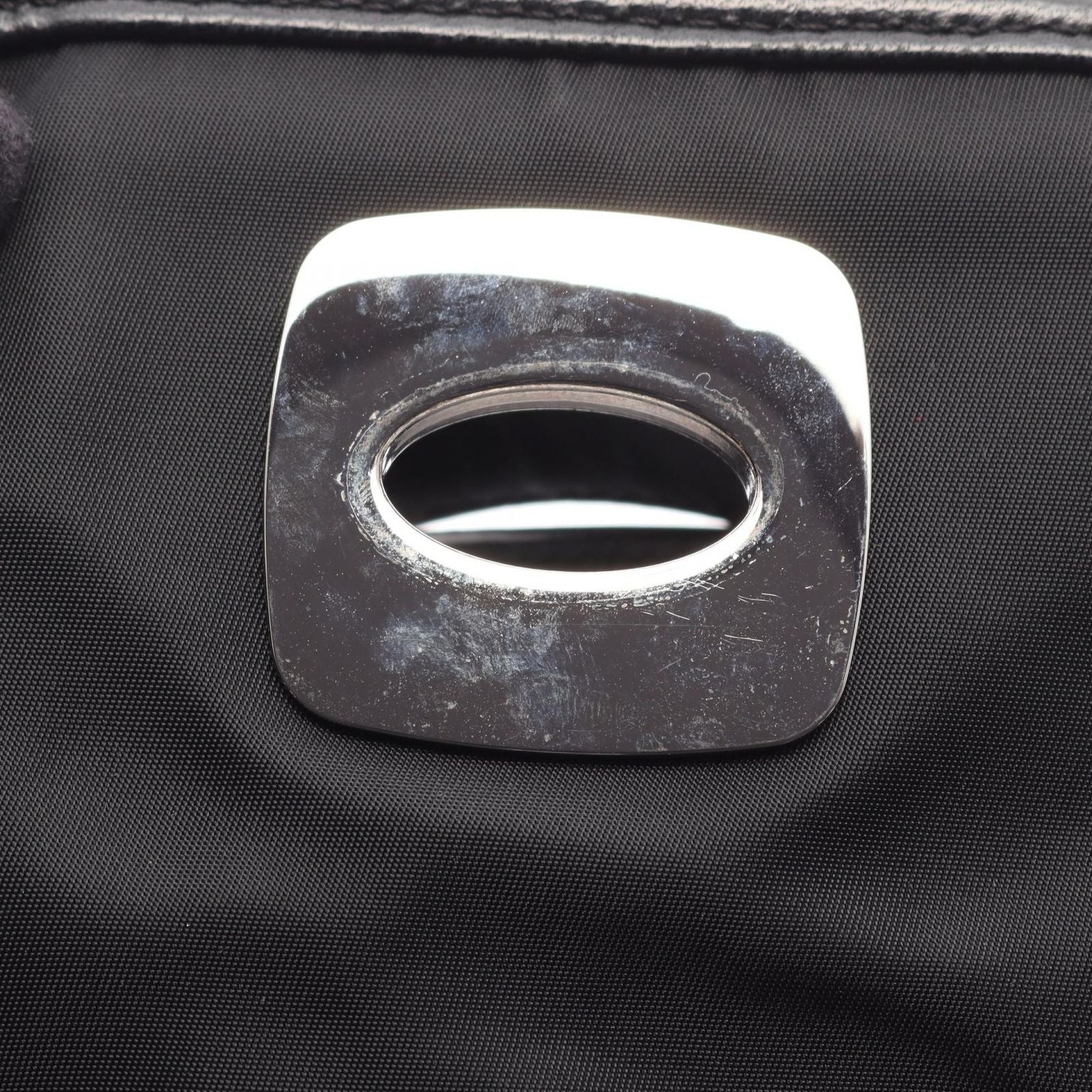 Dior Handbag Charming Lock Cannage Black Nylon Leather — view 8