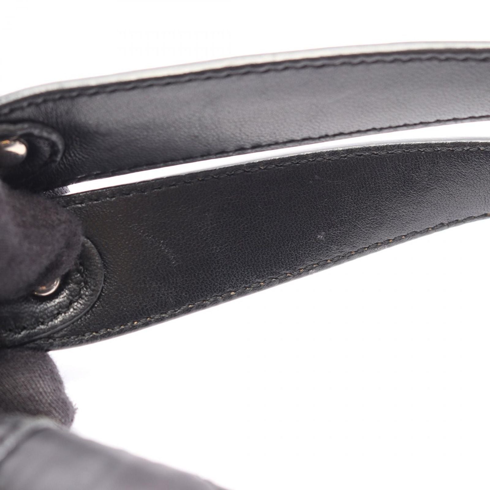 Dior Handbag Charming Lock Cannage Black Nylon Leather — view 6