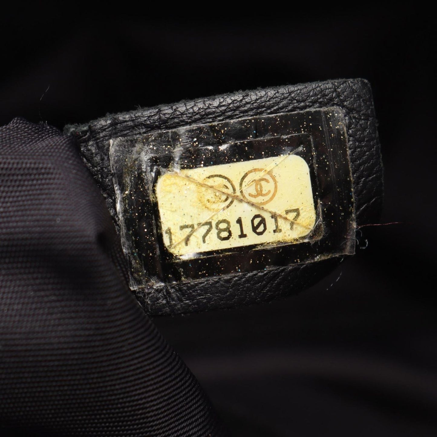 Chanel Tote Bag Paris Biarritz MM Black Canvas Leather MM — view 5