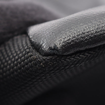 Chanel Tote Bag Paris Biarritz MM Black Canvas Leather MM — view 7