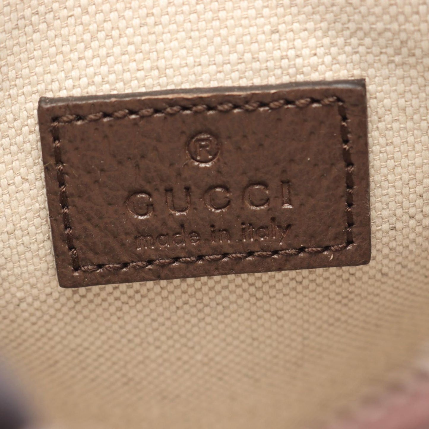 Gucci Shoulder Bag Ophidia GG Supreme Beige Brown Green Canvas Leather Mini — view 4