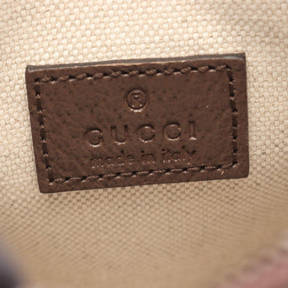 Gucci Shoulder Bag Ophidia GG Supreme Beige Brown Green Canvas Leather Mini — view 4