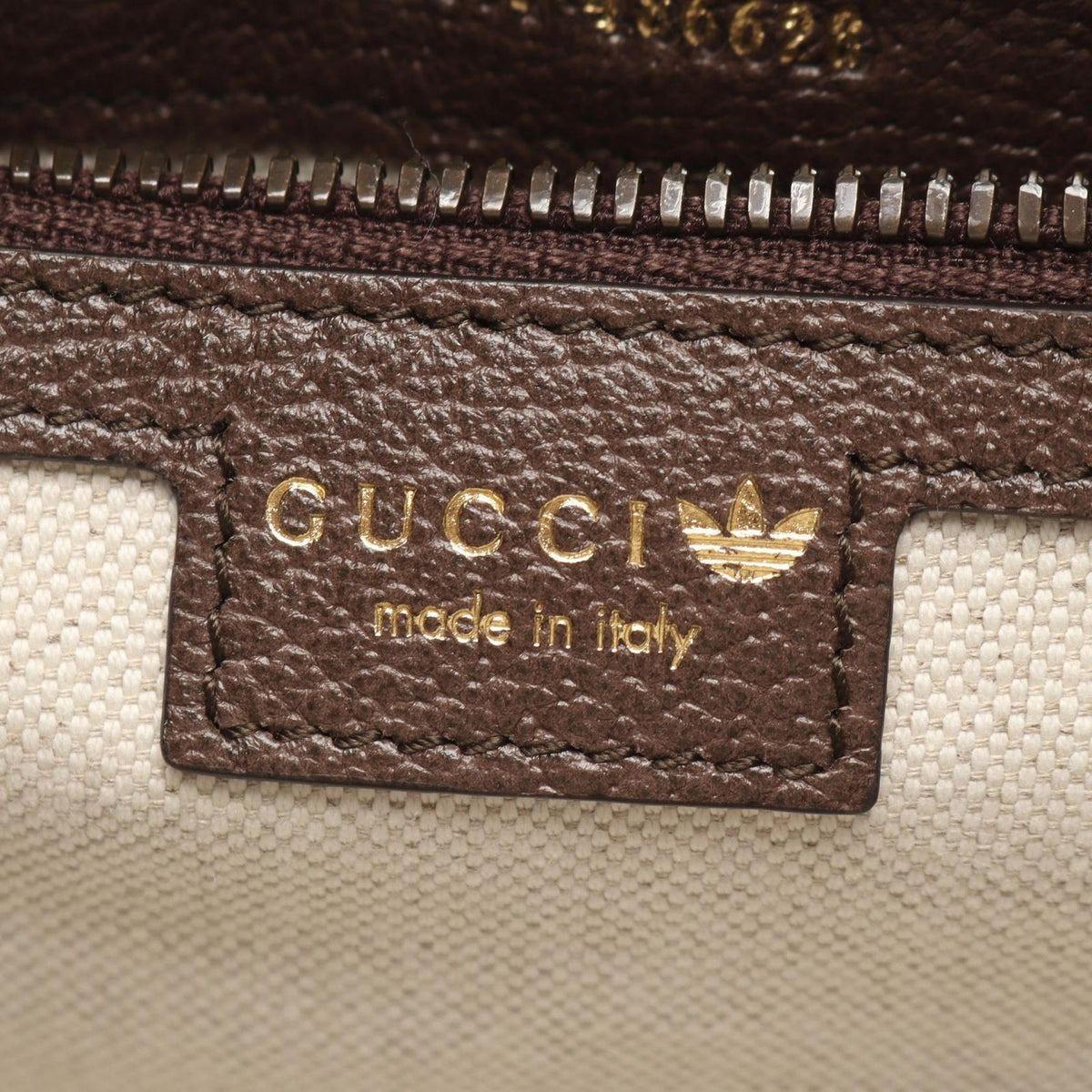 Gucci Handbag Adidas Mini Duffle GG Crystal 2-Way Beige Brown White Canvas — view 4