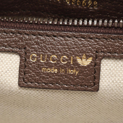 Gucci Handbag Adidas Mini Duffle GG Crystal 2-Way Beige Brown White Canvas — view 4
