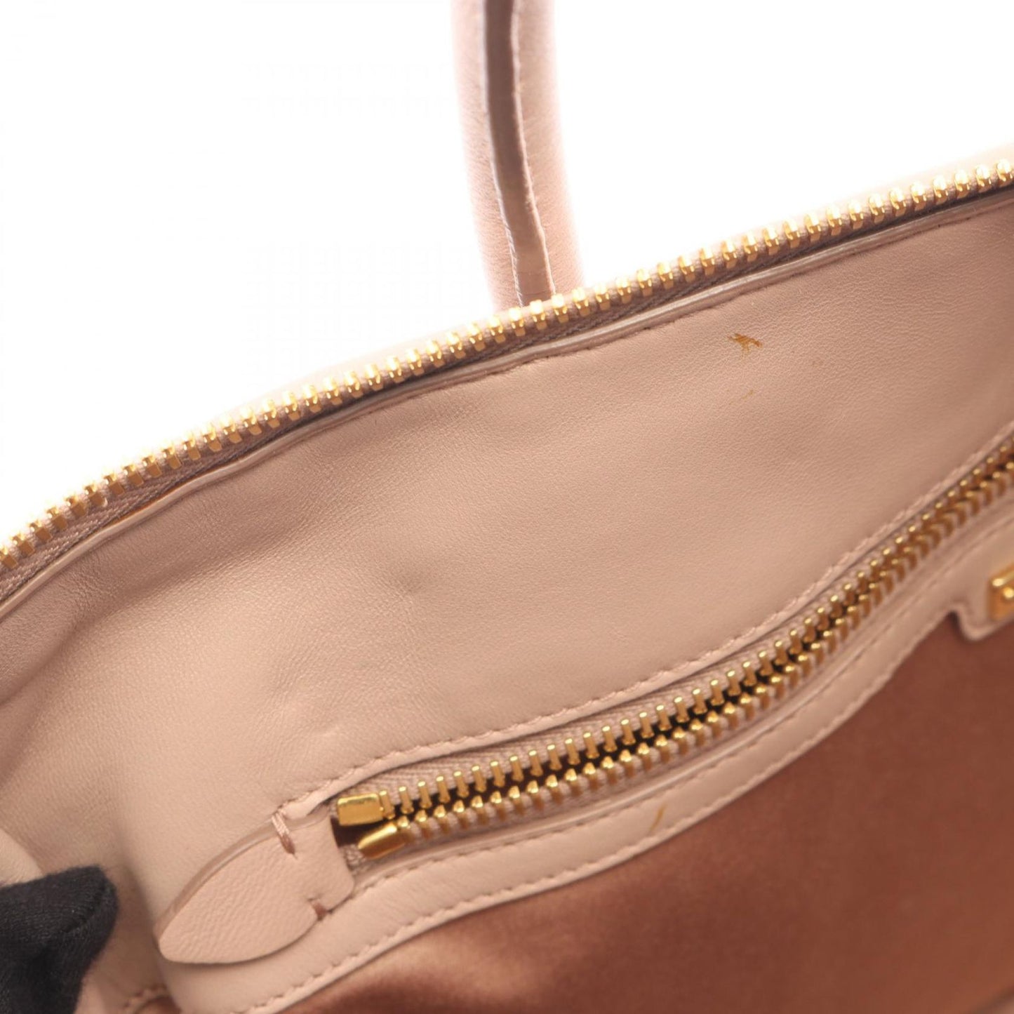 Miu Miu Handbag Matelasse 2-Way Pink Beige Leather — view 5