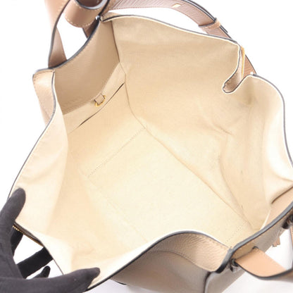 Loewe Handbag Hammock Bag Small 2-Way Beige Brown Leather — view 3