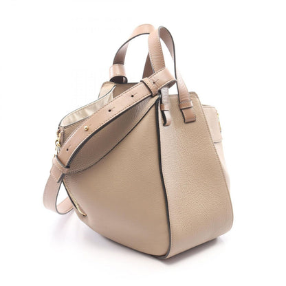 Loewe Handbag Hammock Bag Small 2-Way Beige Brown Leather — view 2