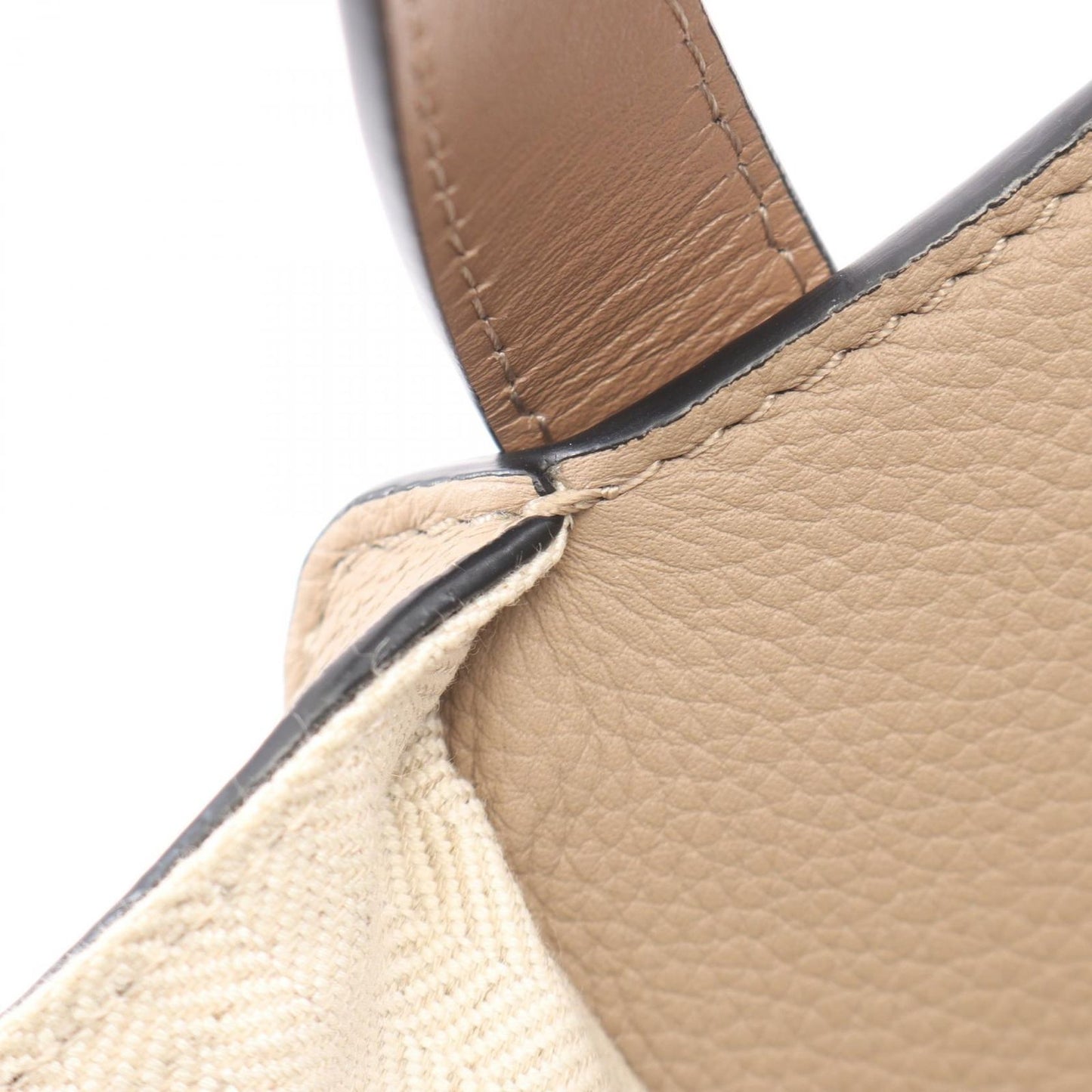 Loewe Handbag Hammock Bag Small 2-Way Beige Brown Leather — view 6