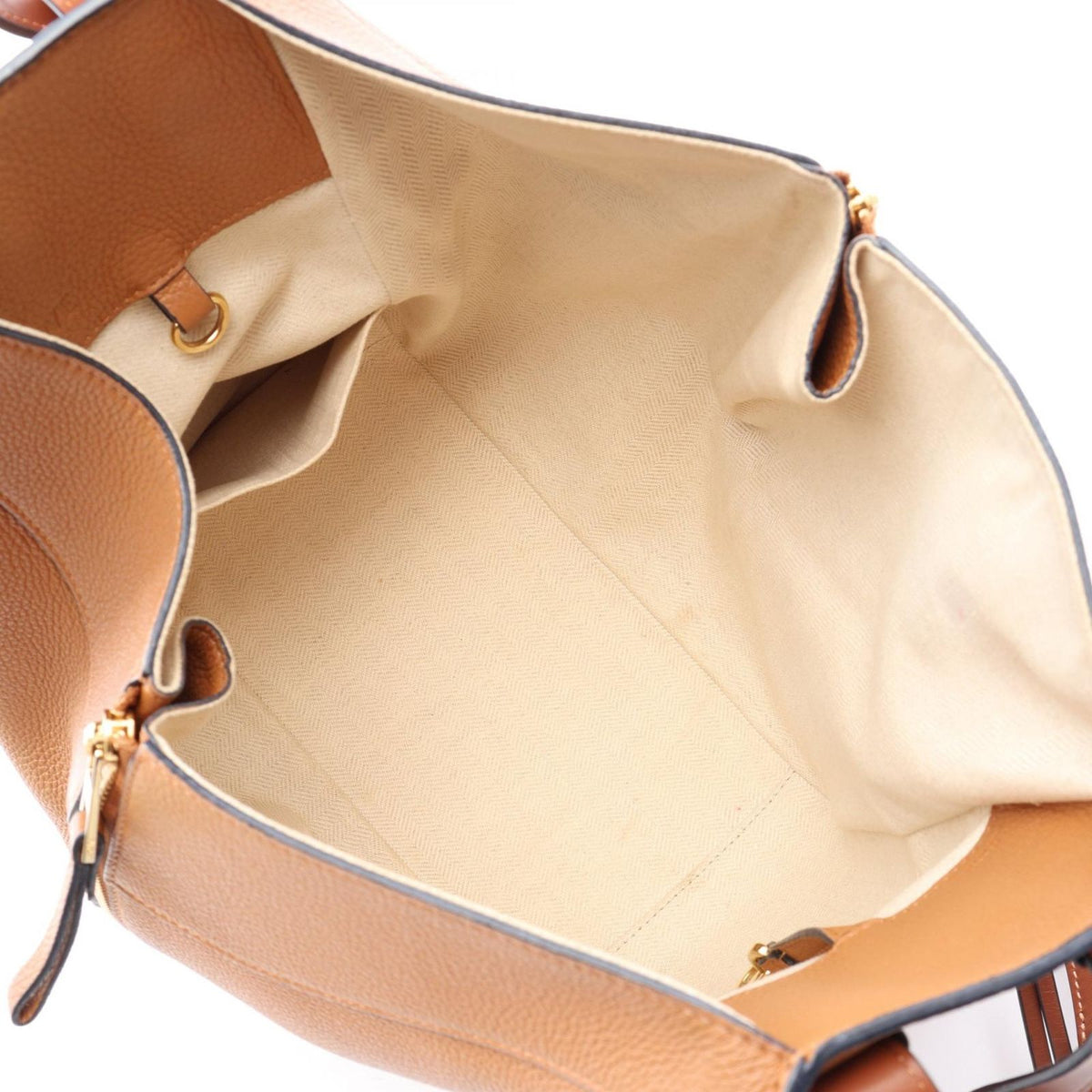Loewe Handbag Hammock Bag Small 2-Way Brown Leather — view 3