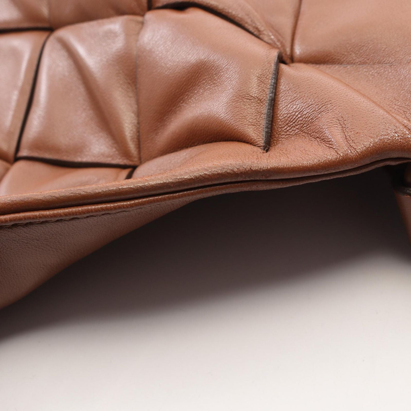Miu Miu Shoulder Bag Brown Leather — view 7