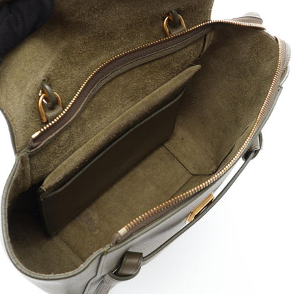 Celine Belt Bag Micro Khaki Leather — view 3