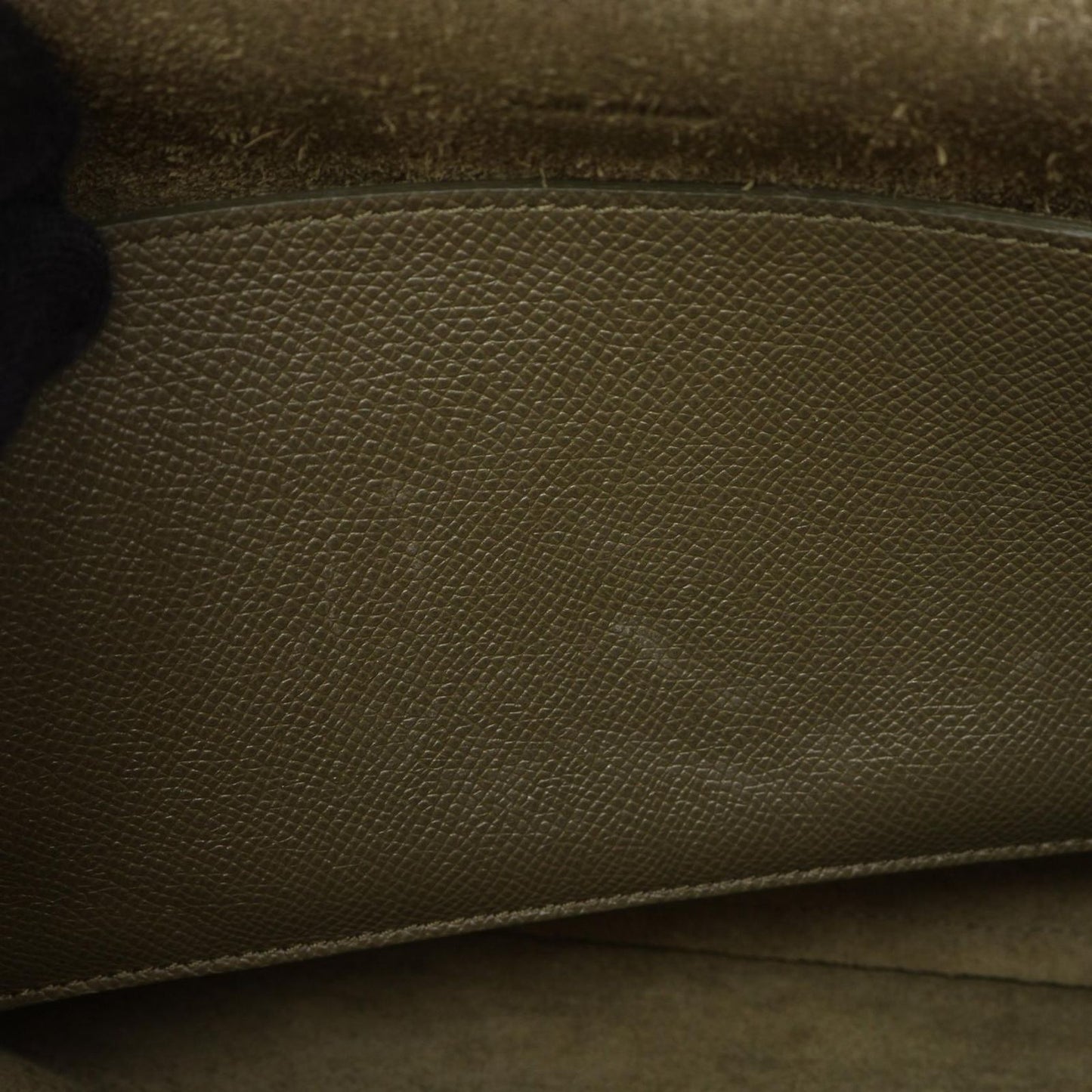 Celine Belt Bag Micro Khaki Leather — view 6
