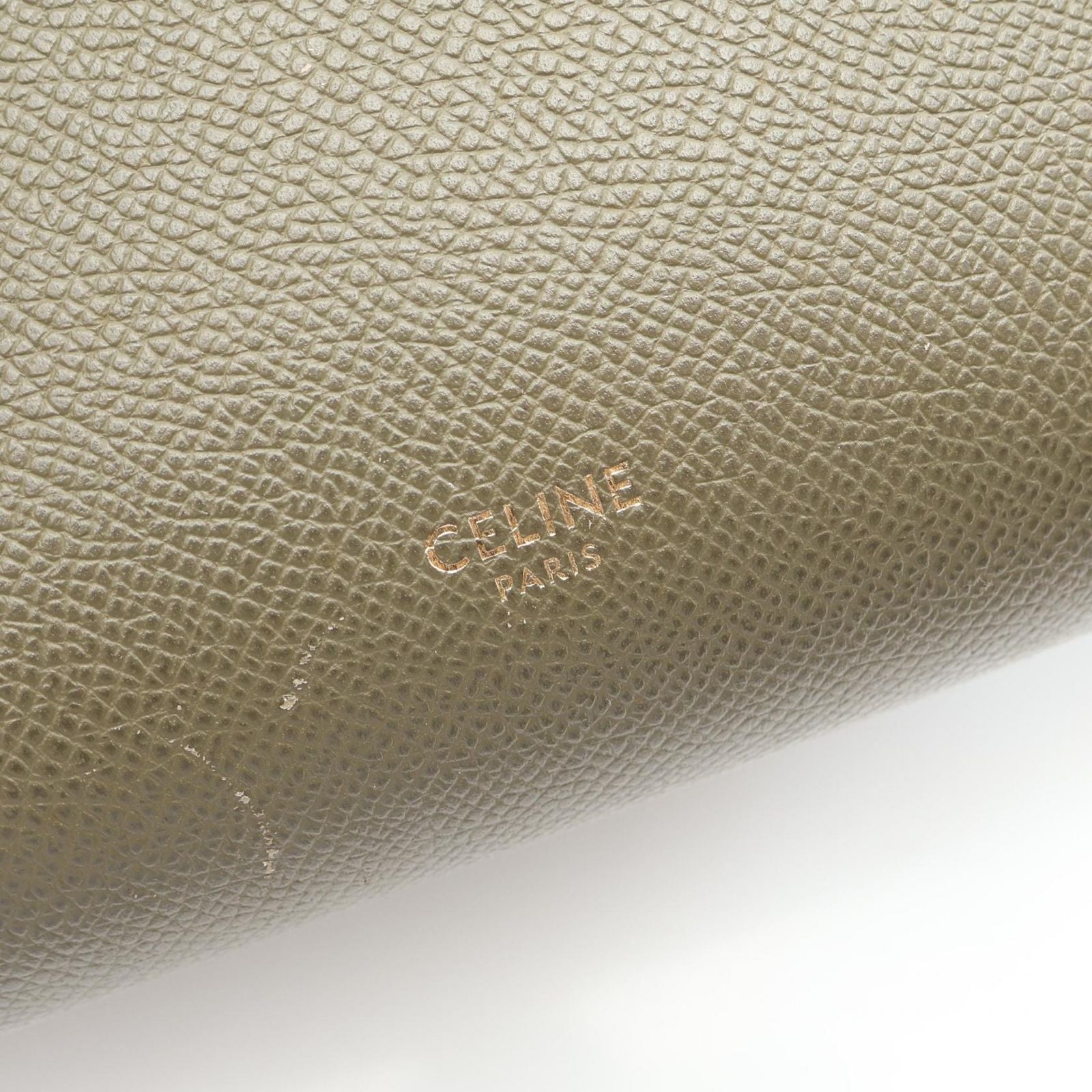 Celine Belt Bag Micro Khaki Leather — view 4