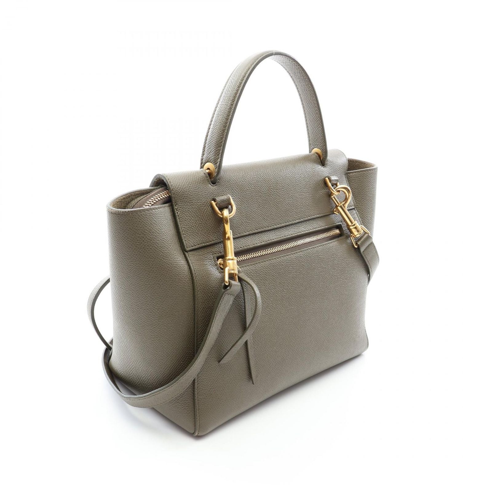 Celine Belt Bag Micro Khaki Leather — view 2