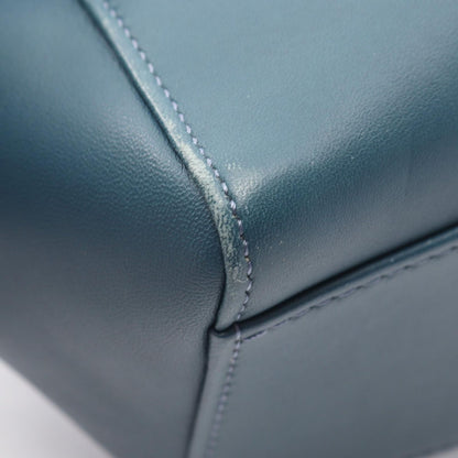 Fendi Handbag Mini Peekaboo Blue Green Leather — view 5