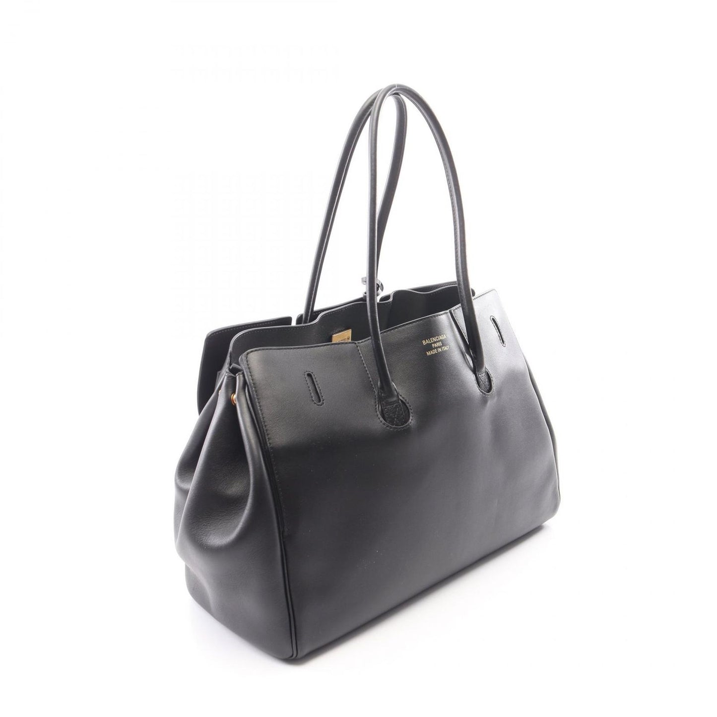 Balenciaga Tote Bag Bel Air Carryall Black Leather — view 2