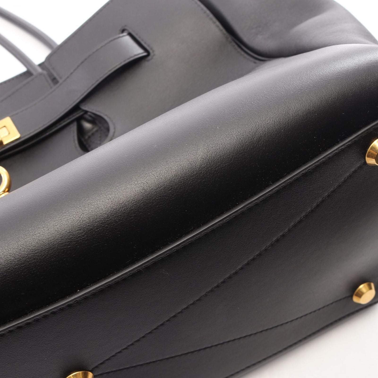 Balenciaga Tote Bag Bel Air Carryall Black Leather — view 8