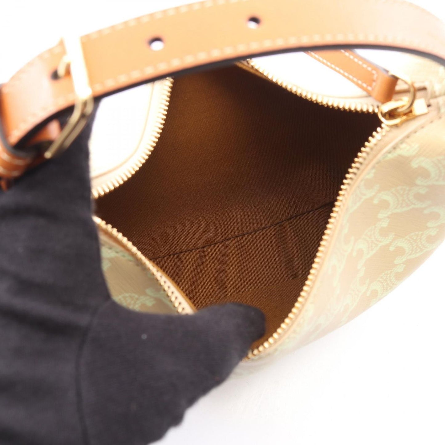 Celine Teen Loulou Leather Shoulder Bag — view 3