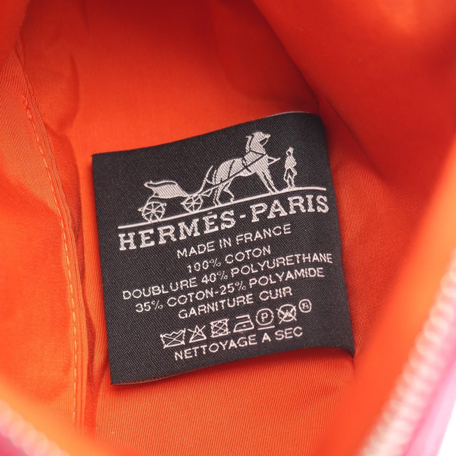 Hermes Pouch Potall 15 Mini Hibiscus 06 Canvas Bolide — view 4